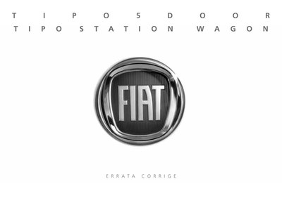 Couverture Notice Fiat Tipo