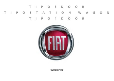 Couverture Notice Fiat Tipo