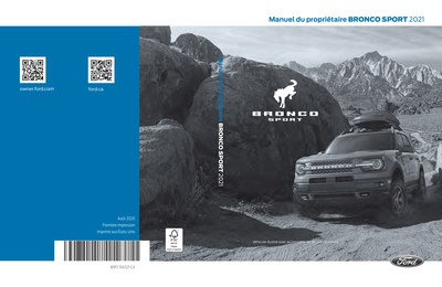 Couverture Notice Ford Bronco Sport