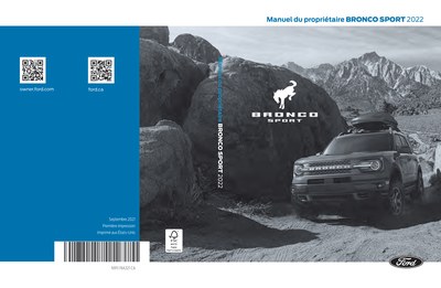 Couverture Notice Ford Bronco Sport