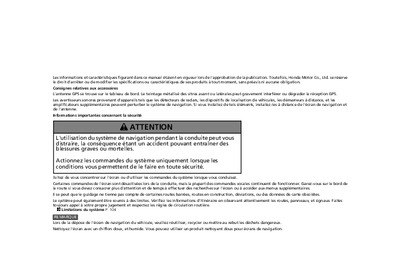 Couverture Notice Honda Civic