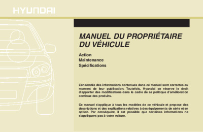 Couverture Notice Hyundai ix20