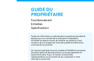 Couverture Notice Hyundai Kona