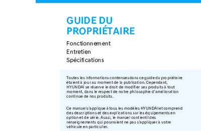 Couverture Notice Hyundai Kona