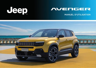 Couverture Notice Jeep Avenger