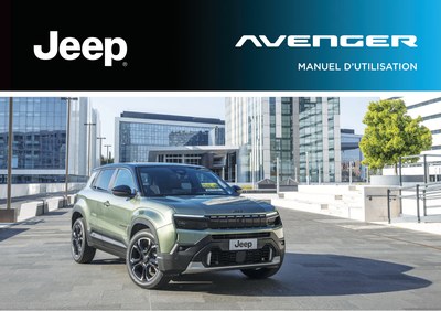 Couverture Notice Jeep Avenger
