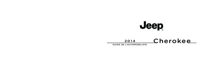 Couverture Notice Jeep Cherokee