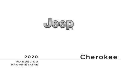 Couverture Notice Jeep Cherokee