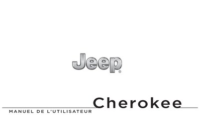 Couverture Notice Jeep Cherokee