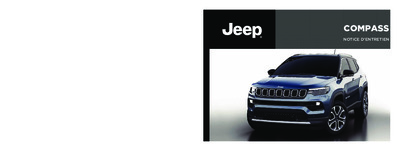Couverture Notice Jeep Compass
