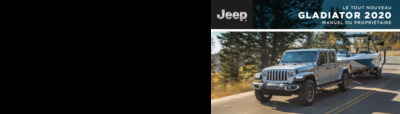 Couverture Notice Jeep Gladiator