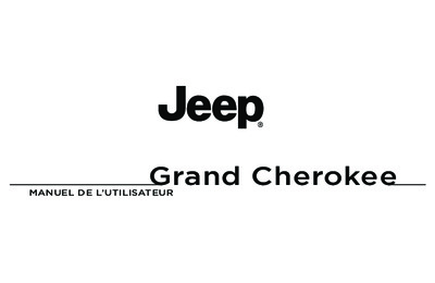 Couverture Notice Jeep Grand Cherokee