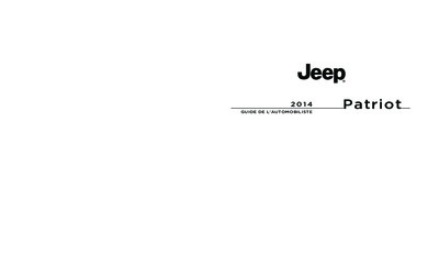 Couverture Notice Jeep Patriot