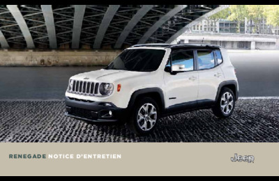 Couverture Notice Jeep Renegade