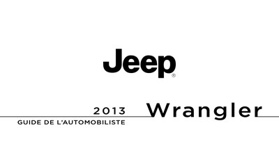 Couverture Notice Jeep Wrangler