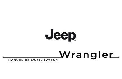 Couverture Notice Jeep Wrangler