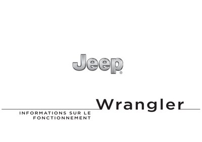 Couverture Notice Jeep Wrangler