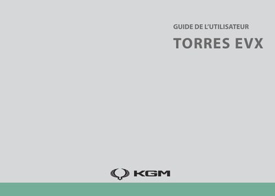 Couverture Notice KGM Torres
