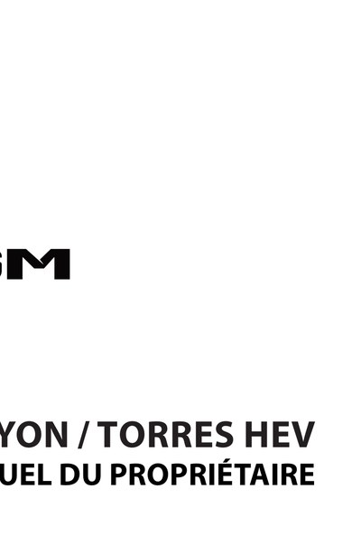 Couverture Notice KGM Torres