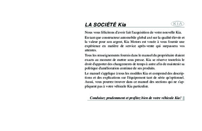 Couverture Notice Kia Optima