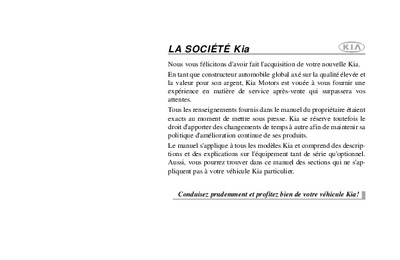 Couverture Notice Kia Optima