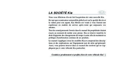 Couverture Notice Kia Rio