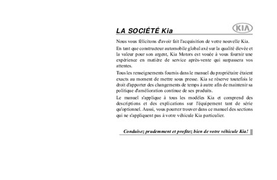 Couverture Notice Kia Rio
