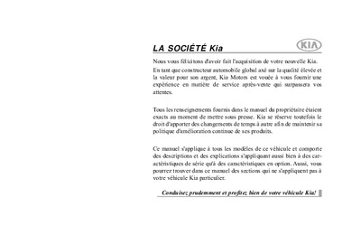 Couverture Notice Kia Rio