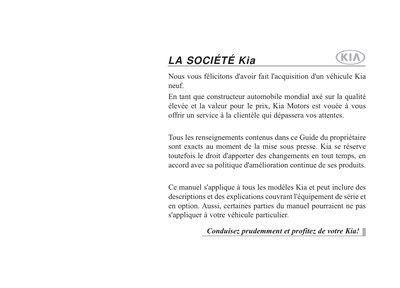 Couverture Notice Kia Sportage