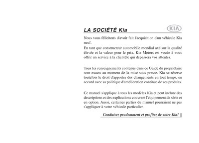 Couverture Notice Kia Sportage