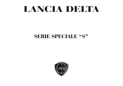 Couverture Notice Lancia Delta