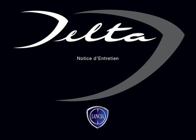 Couverture Notice Lancia Delta