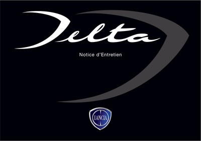 Couverture Notice Lancia Delta
