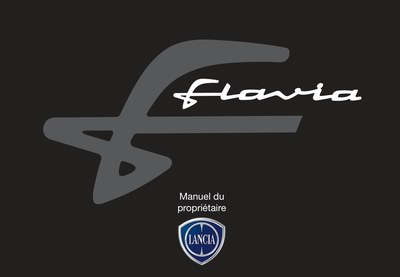 Couverture Notice Lancia Flavia