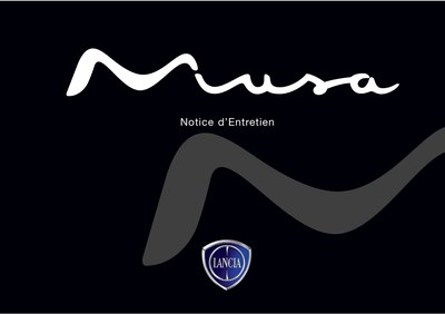 Couverture Notice Lancia Musa