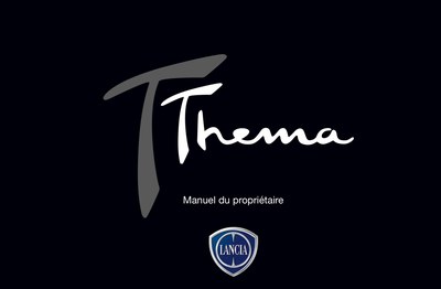 Couverture Notice Lancia Thema