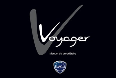 Couverture Notice Lancia Voyager