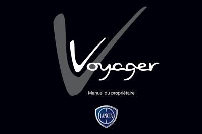 Couverture Notice Lancia Voyager