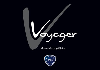 Couverture Notice Lancia Voyager
