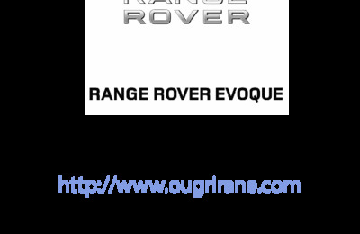 Couverture Notice Land Rover Range Rover Evoque