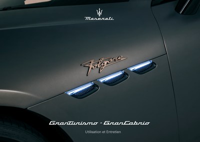 Couverture Notice Maserati GranCabrio