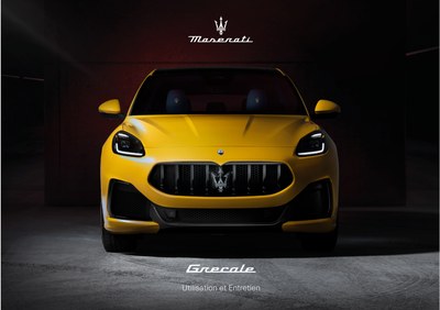 Couverture Notice Maserati Grecale