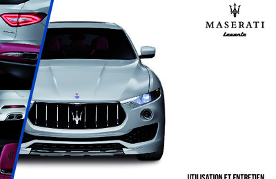 Couverture Notice Maserati Levante