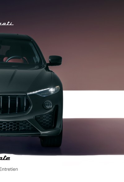Couverture Notice Maserati Levante