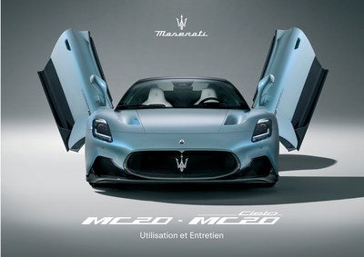 Couverture Notice Maserati MC20