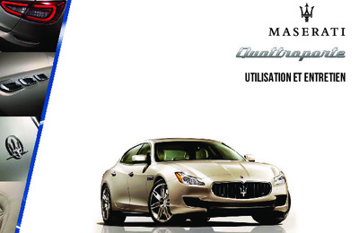 Couverture Notice Maserati Quattroporte