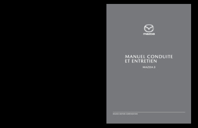 Couverture Notice Mazda 3