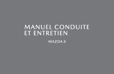 Couverture Notice Mazda 3