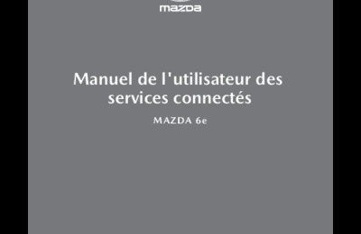 Couverture Notice Mazda 6e