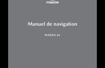 Couverture Notice Mazda 6e